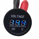 He Xiang Car Accessories Storage Battery LED Voltmeter Motorcycle Voltmeter 6-30V