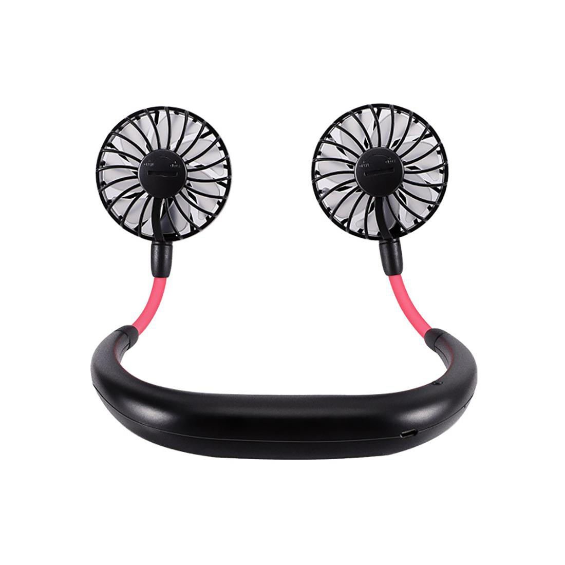 USB Chargeable Outdoor Travel Portable Fan Black