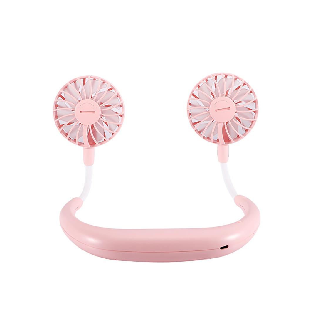 USB Chargeable Outdoor Travel Portable Fan Pink