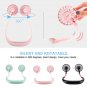 USB Chargeable Outdoor Travel Portable Fan Pink