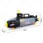 DIBANG Toy Set Handheld Submarine with 6 Alloy Cars