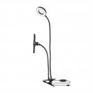 USB Charging Power LED Selfie Ring Filling Light With Mobile Phone Clip Holder