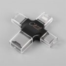 4-in-1 Type-c OTG Card Reader Multiuse Mobile Flash Driver for iOS for Android