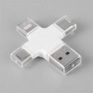 4-in-1 Type-c OTG Card Reader Multiuse Mobile Flash Driver for iOS for Android