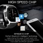 T8 Bluetooth Smart SIM Card Phone Watch Sports Steps Smart Wear Android Watch Black