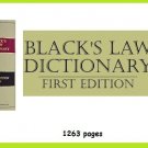 Blacks Law Dictionary 1st Edition 1891 ---eBook--  (pdf) --  (ISBN 78376437511) [Download]
