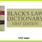 Blacks Law Dictionary 1st Edition 1891 ---eBook--  (pdf) --  (ISBN 78376437511) [Download]