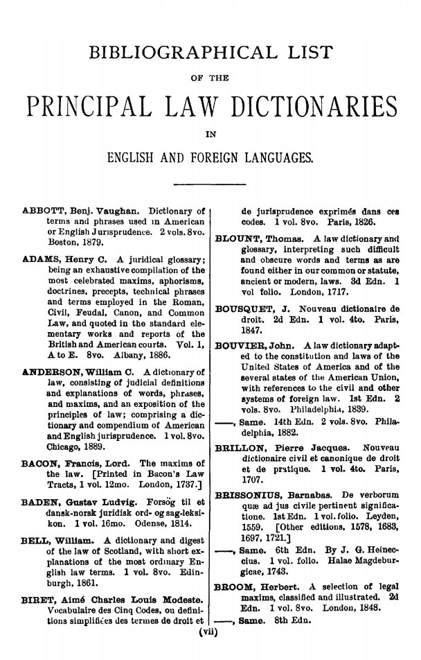 Blacks Law Dictionary 1st Edition 1891 eBook (pdf) (ISBN