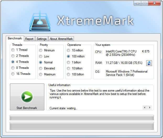 XtremeMark Computer Benchmark Test Software Program for Windows [Download]