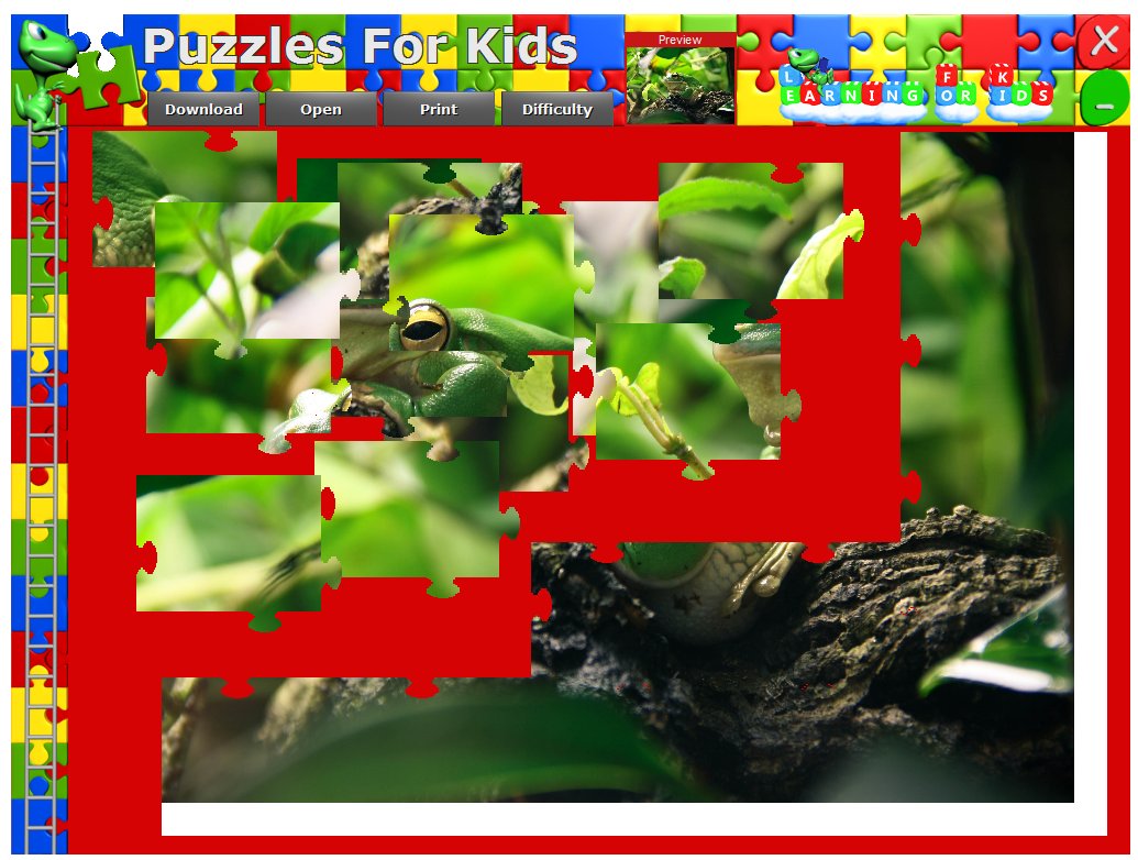 Puzzles for Kids Children Learning Software Program for Windows [Download]