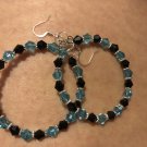 Memory wire hoop earrings