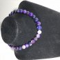 Purple bead choker