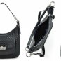 Coach Black Woven Kristin Leather Hobo Bag
