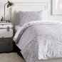 Pottery Barn Teen Light Gray Bloom Doodle Full/Queen Duvet Cover