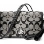 Coach Legacy Penny Black Signature Shoulder Purse