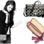 Coach Legacy Penny Black Signature Shoulder Purse