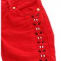 Juicy Couture Girls' Red Size - 12 Studded Velvet Skinny Jeans