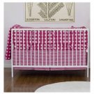 DwellStudio Vintage Dots Fuchsia Crib Set