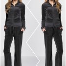 Juicy Couture Navy Snap Pocket Flare Velour Lounge Pants Size - Extra Large