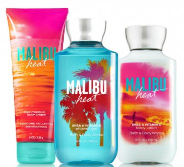 Bath & Body Works Malibu Heat Trinity Gift Set