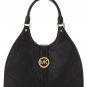 Michael Kors Hudson Black Large Hobo Bag
