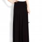 Ann Taylor Black Pintucked Chiffon Maxi Skirt - Size 6