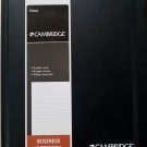 Mead Cambridge Black Business Notebook With Bungee Closure  -  7¼” in x 9½” in