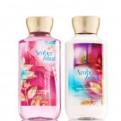 Bath & Body Works Amber Blush Body Lotion + Shower Gel Duo Set