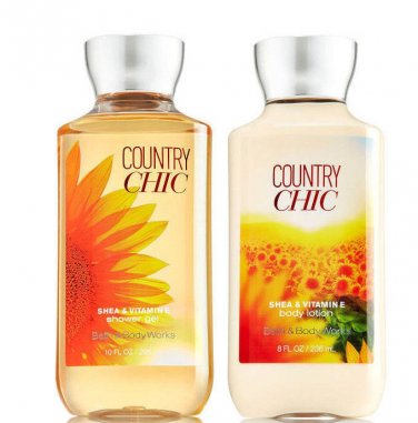 Bath & Body Works Country Chic Body Lotion + Shower Gel Duo Set