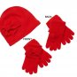 Kate Spade New York Women's Red Dorothy Bow Beanie & Glove Box Set