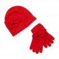 Kate Spade New York Women's Red Dorothy Bow Beanie & Glove Box Set