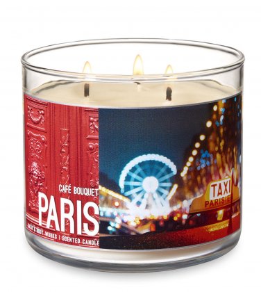 Bath & Body Works Caf&Atilde;&copy; Bouquet Three Wick 14.5 Ounces Scented Candle