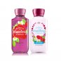 Bath & Body Works Bourbon Strawberry & Vanilla Body Lotion + Shower Gel Duo Set