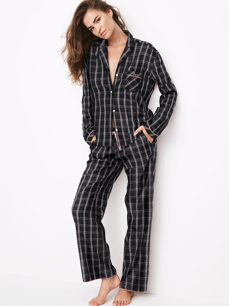 victoria secret flannel pajamas