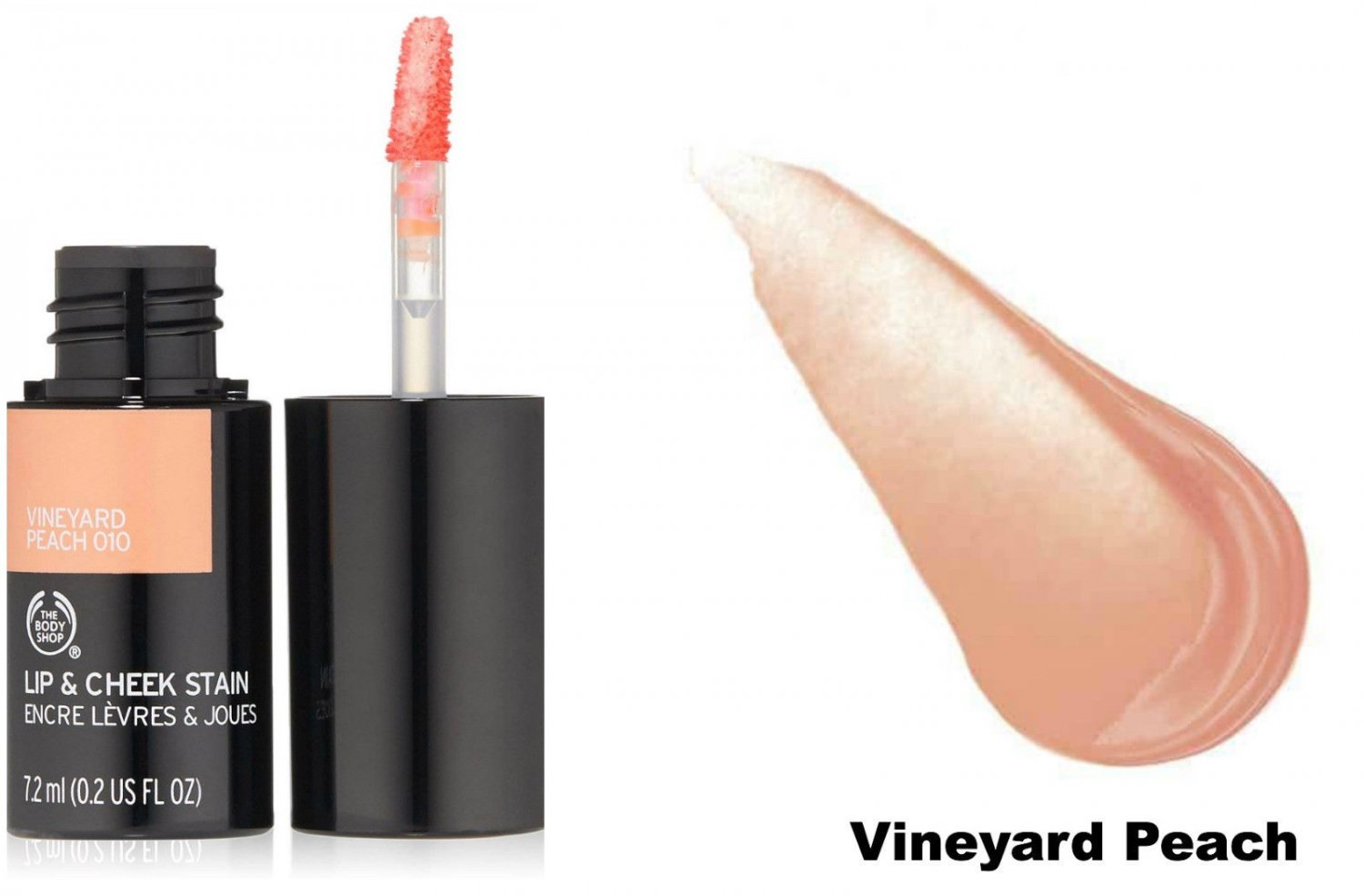 The Body Shop Vineyard Peach 0.2 Fluid Ounce Lip & Cheek Stain