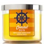 Bath & Body Works Coastal Sun Three Wick 14.5 Ounces Scented Candle