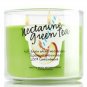 Bath & Body Works Nectarine Green Tea Three Wick 14.5 Ounces Scented Candle