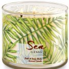 Bath & Body Works Sea Grass Three Wick 14.5 Ounces Scented Candle