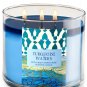 Bath & Body Works Turquoise Waters Three Wick 14.5 Ounces Scented Candle