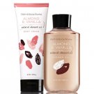 Bath & Body Works Almond & Vanilla Body Cream + Shower Gel Duo Set