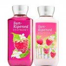 Bath & Body Works Sun-Ripened Raspberry Body Lotion + Shower Gel Duo Set