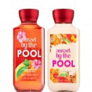 Bath & Body Works Sunset By The Pool Body Lotion + Shower Gel Duo Set