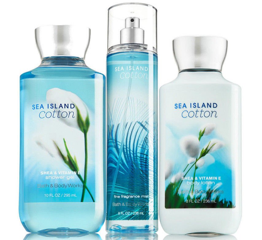 Bath & Body Works Sea Island Cotton Trio Gift Set