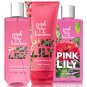 Bath & Body Works Pink Lily & Bamboo Trio Gift Set