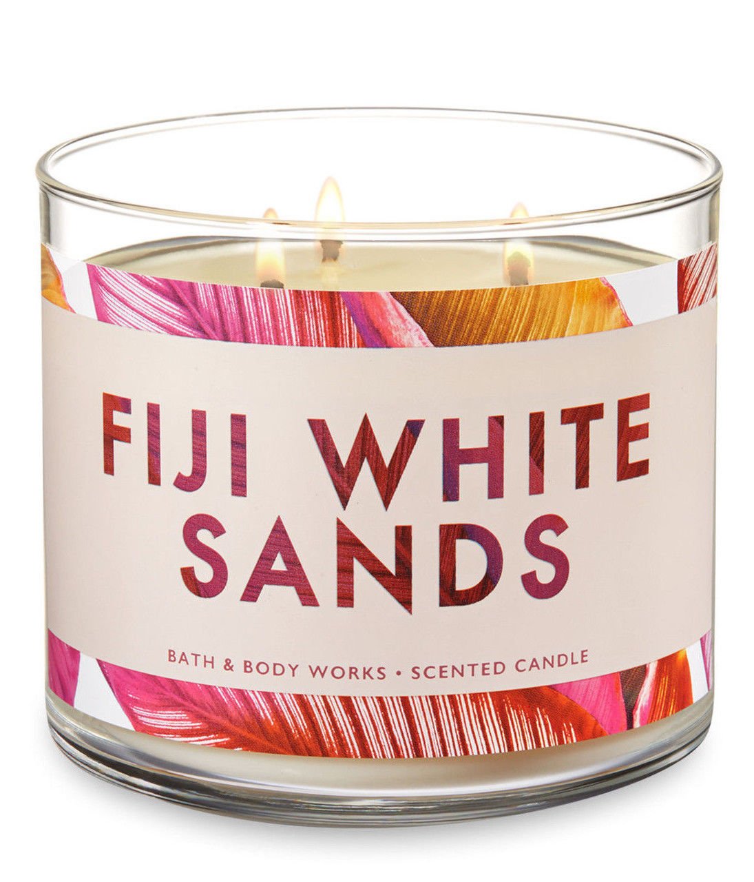 Bath & Body Works Fiji White Sands Three Wick 14.5 Ounces Scented Candle