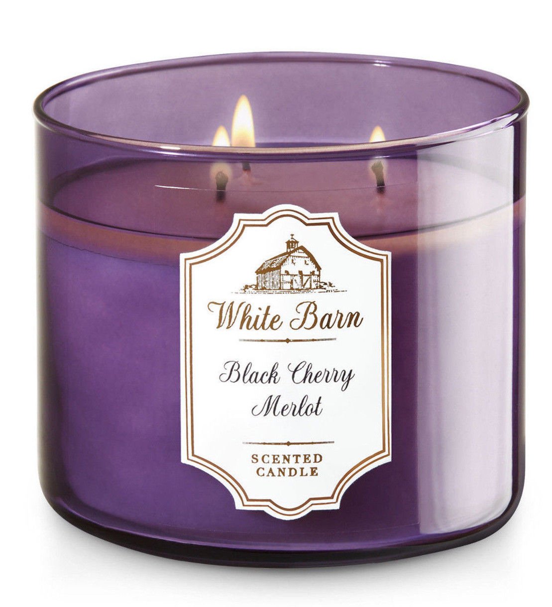 White Barn Black Cherry Merlot Three Wick 14.5 Ounces Scented Candle