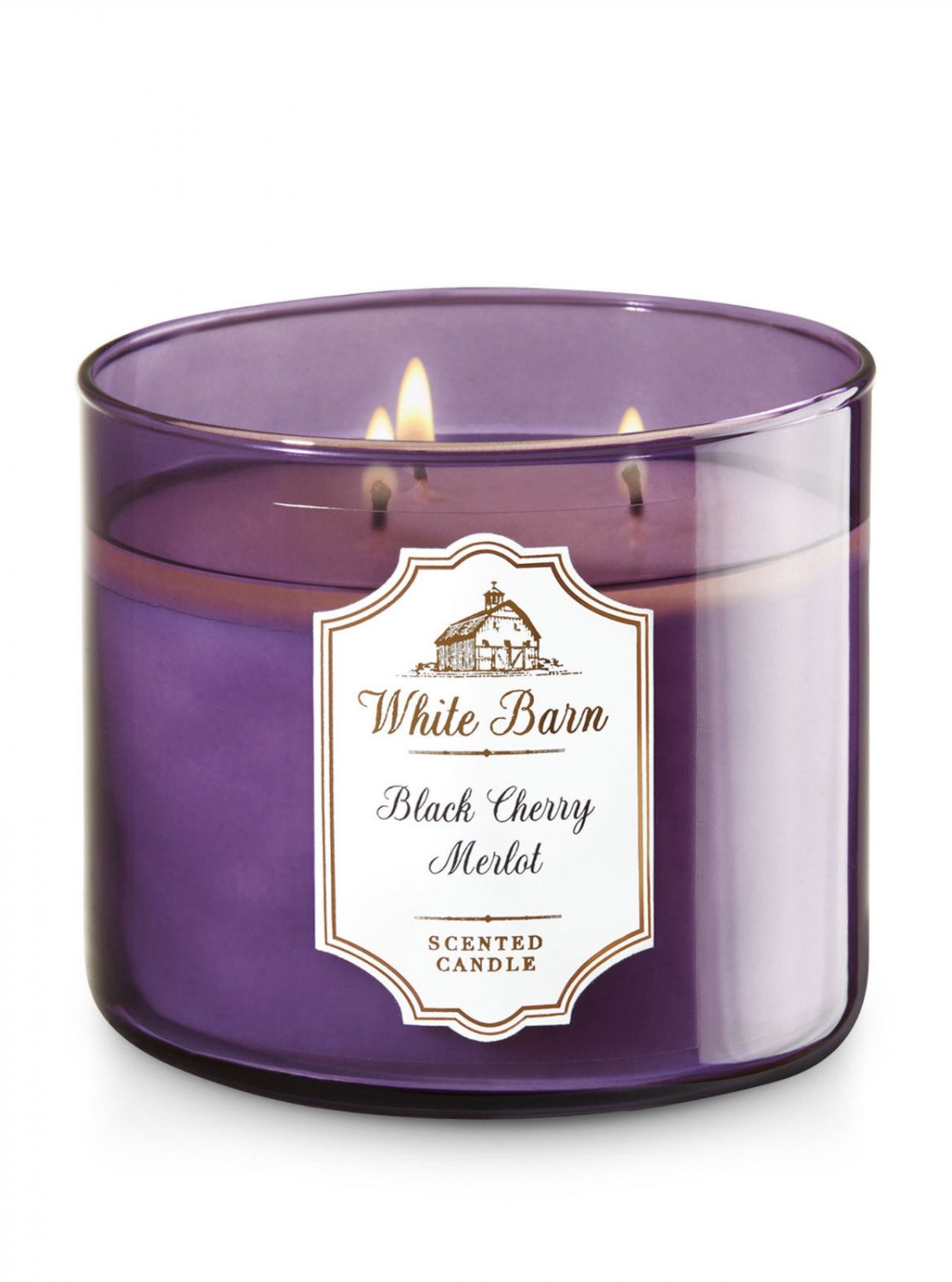White Barn Black Cherry Merlot Three Wick 14.5 Ounces Scented Candle