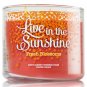 Bath & Body Works Live in the Sunshine Three Wick 14.5 Ounces Scented Candle