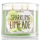 Bath & Body Works Sparkling Limeade Three Wick 14.5 Ounces Scented Candle
