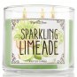Bath & Body Works Sparkling Limeade Three Wick 14.5 Ounces Scented Candle